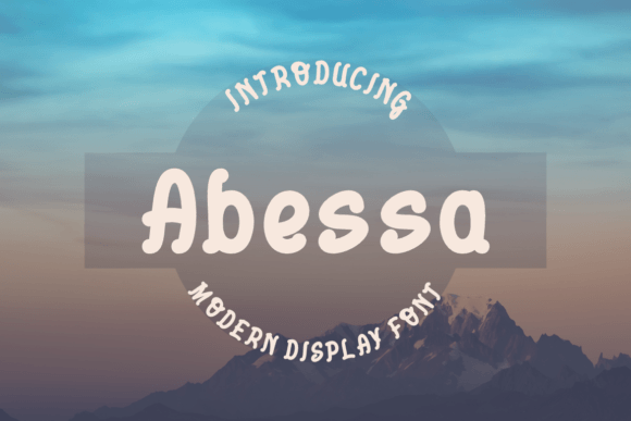 Abessa: A Modern Bold Display Font for Digital Branding