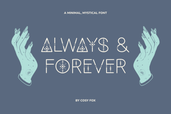 Always and Forever: A Hand-Drawn Display Font for Elegant Web Design