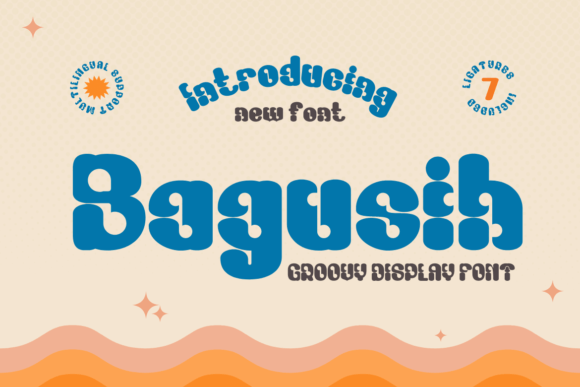 Bagusih: The Bold Retro Typeface for Standout Branding