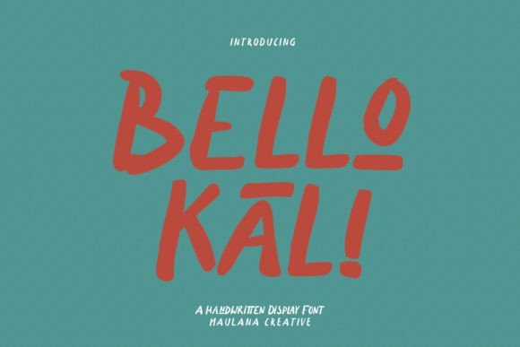 Bellokali: The Quirky Display Font You Need