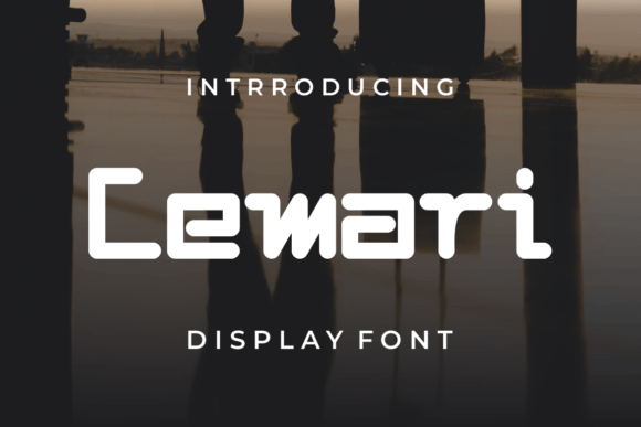 Cemari Display Font for Modern Editorial Design