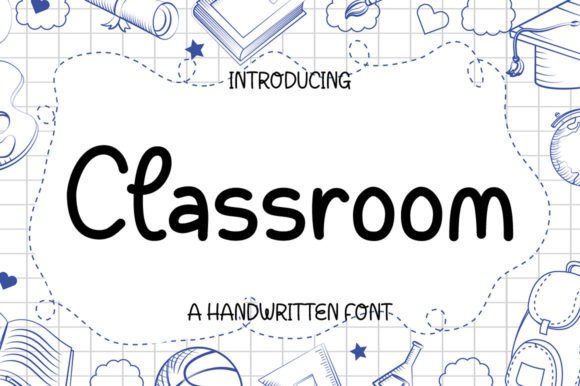 Classroom Free Download: A Dainty Handwritten Display Font