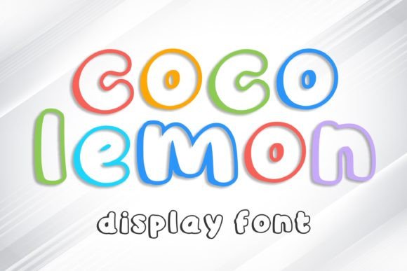 Coco Lemon Display Font for Playful Web Design