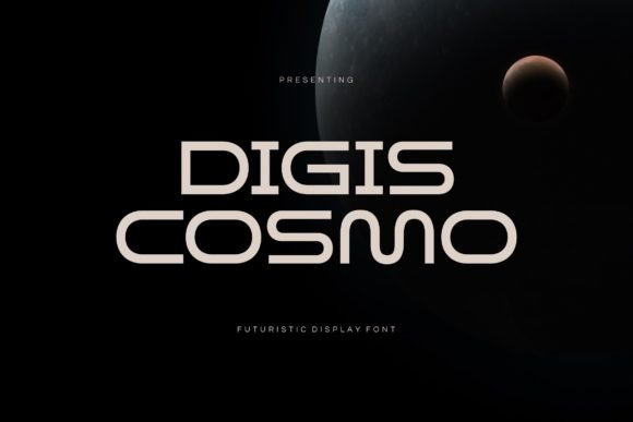 Digis Cosmo: A Futuristic Display Font for Modern Editorial Design