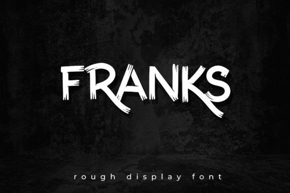 Franks Display Font: Handwritten Typography for Editorial Design