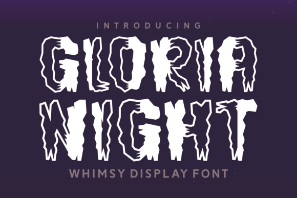 Gloria Night: The Spooky Fun Font Duo for Halloween Branding