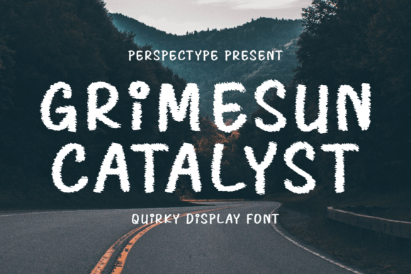 Grimesun Catalyst: A Quirky Display Font for Bold Branding