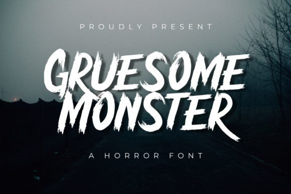 Gruesome Monster Font Review: Elevating Spooky Brand Identity