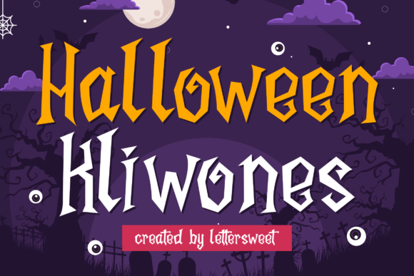Halloween Kliwones: The Spooky Display Font for Digital Creators
