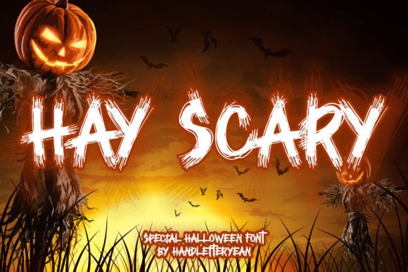 Hay Scary: The Halloween Display Font for Standout Campaigns