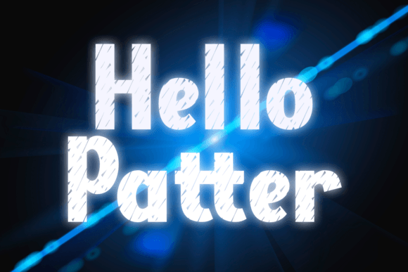 Hello Patter: The Dynamic Display Font for High-Impact Web Design