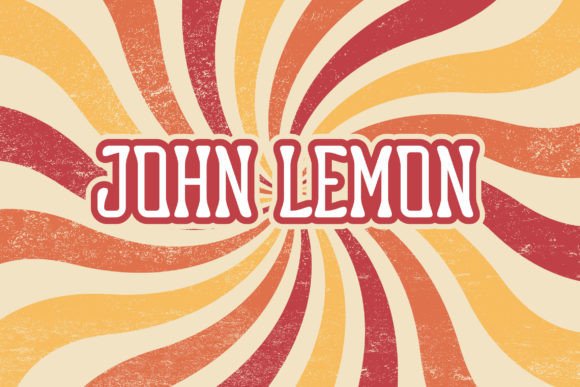 John Lemon: A Vintage-Style Display Font for Retro Branding