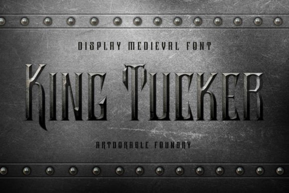 King Tucker Typeface Review for Medieval-Themed Editorial Design