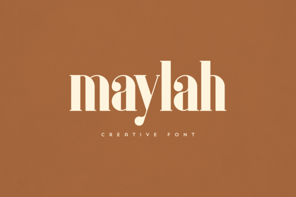 Maylah Display Font Review for Modern Brand Campaigns