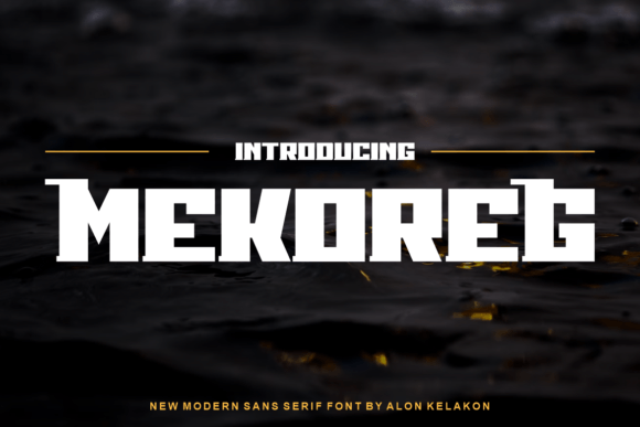 Mekoreg: The Bold Display Font for Modern Business Branding