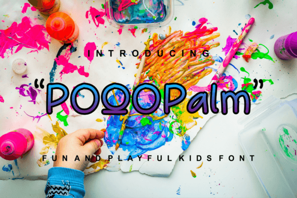 Poqo Palm Handwritten Font for Playful Brand Identity
