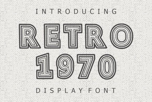 Retro 1970 Typeface for Bold Campaign Visuals