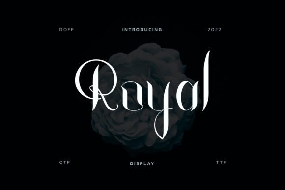 Royal Script Font for Elegant Branding and Packaging