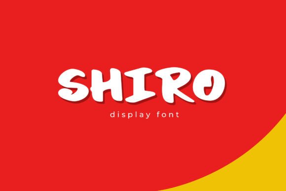 Shiro: A Handwritten Display Font for Distinctive Brand Identity