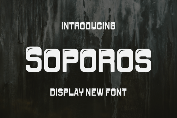 Soporos: The Bold Display Font for Modern Business Branding