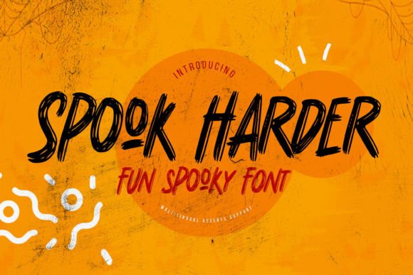 Spook Harder: A Bold Display Font for Creative Projects