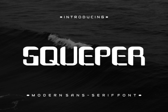 Squeper: A Modern Display Font for Elegant Branding