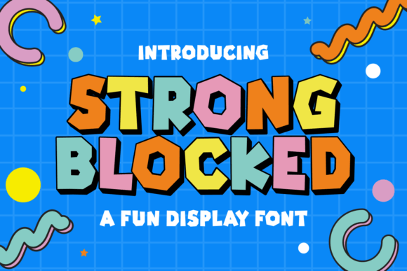 Strong Blocked Typeface for Bold Brand Identity