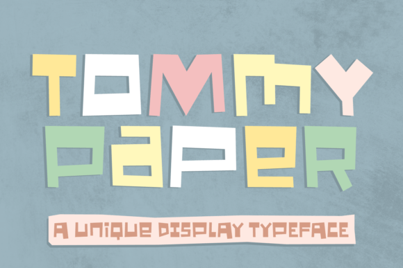 Tommy Paper: A Fun Display Font for Kid-Friendly Campaigns