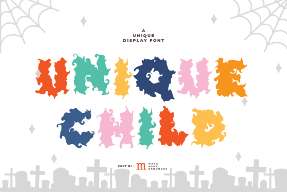 Unique Child Display Font for Spooky Brand Identity