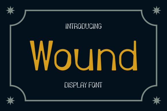 Wound Typeface: Bold Display Fonts for High-Impact Campaigns
